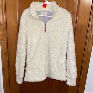 Weatherproof Vintage White Sherpa Quarter Zip